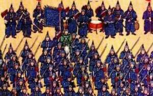 清朝军事 清军主要分为八旗和绿营兵
